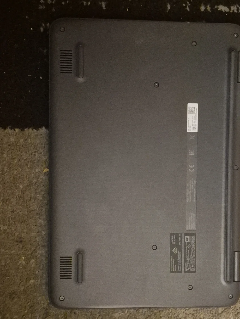 Dell Chromebook Laptop in Dark Gray - NYC Public Schools. Read Description
